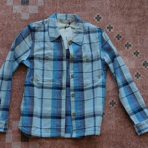Stio Blue Plaid Women's Shirt
